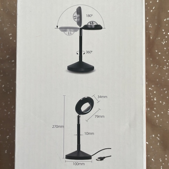 Brand New Sunset Lamp Projection Light Remote Smart App 16 Colors Romantic Home - Picture 5 of 12